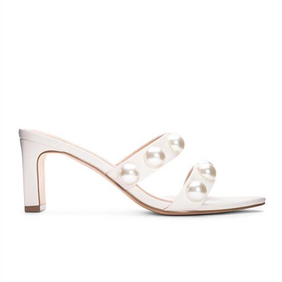 NEW CHINESE LAUNDRY yarley pearl heels in bone - Picture 2 of 5